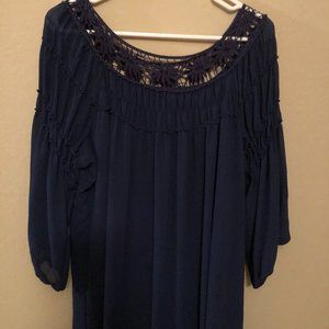 Navy Blue dress size 1X